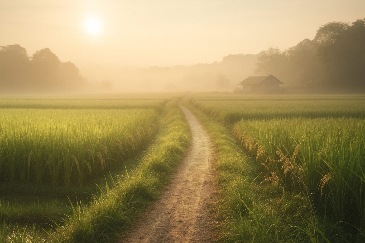 早朝の田園風景を撮る！フォトジェニック散策コース